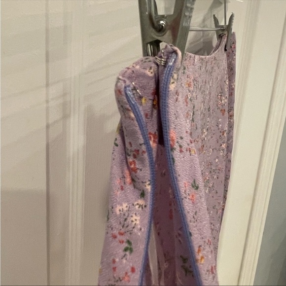 Lavender & Floral Print Skirt - Picture 6 of 7